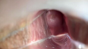 Close up of a woman’s orgasm in her vagina