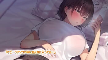 Asian cuties get trained with cum in the anime-style video