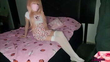 A homemade video of a pregnant woman after being punished by her father.