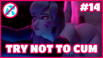 3D porn video with Overwatch's DVA and Mercy characters.