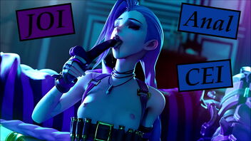 Jinx is a crazy woman who wants you to have anal and CEI.