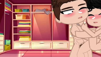 Larry and Ziam’s hot gay scene in 1D Gacha video